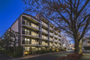 建築写真撮影　竣工写真撮影　建築カメラマン 建築写真きれい　建築カメラマン 神奈川　東京　千葉　埼玉　竣工写真　建築写真家　建築写真きれい　集合住宅撮影　建築　画像リタッチ　電線消し画像処理　ルフレ田園調布　外観５