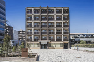 建築写真撮影　竣工写真撮影　建築カメラマン 建築写真きれい　建築カメラマン 神奈川　東京　千葉　埼玉　竣工写真　建築写真家　建築写真きれい　集合住宅撮影　建築　画像リタッチ　電線消し画像処理　キューブ羽田　外観７